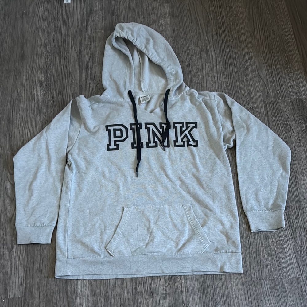 PINK Victoria's Secret Gray Hoodie‎